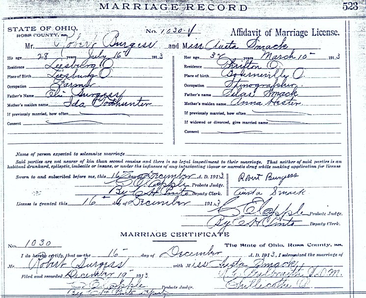 Greene co indiana marriage licence